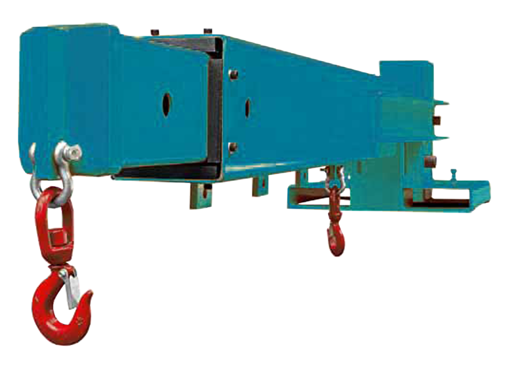Fabrica de Aditamentos para Montacargas a la Medida PREMIUM: Grúa Telescópica para Montacargas. Accesorio para Montacargas PREMIUM
